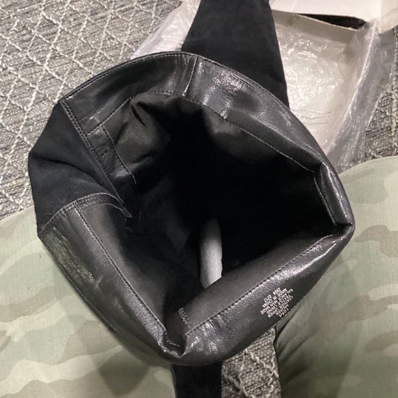 NINE WEST | BLACK SUEDE | KNEE HIGH | SZ 12 M - Picture 9 of 14